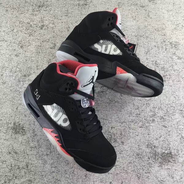 Authentic Air Jordan 5 Supreme x Black